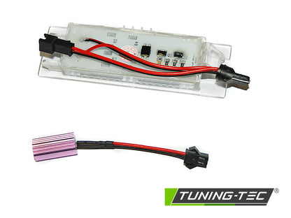Tuning-Tec LED Kennzeichenbeleuchtung für Opel Zafira B/ Astra H/ Corsa D/ Insignia / Vectra C kaltweiß