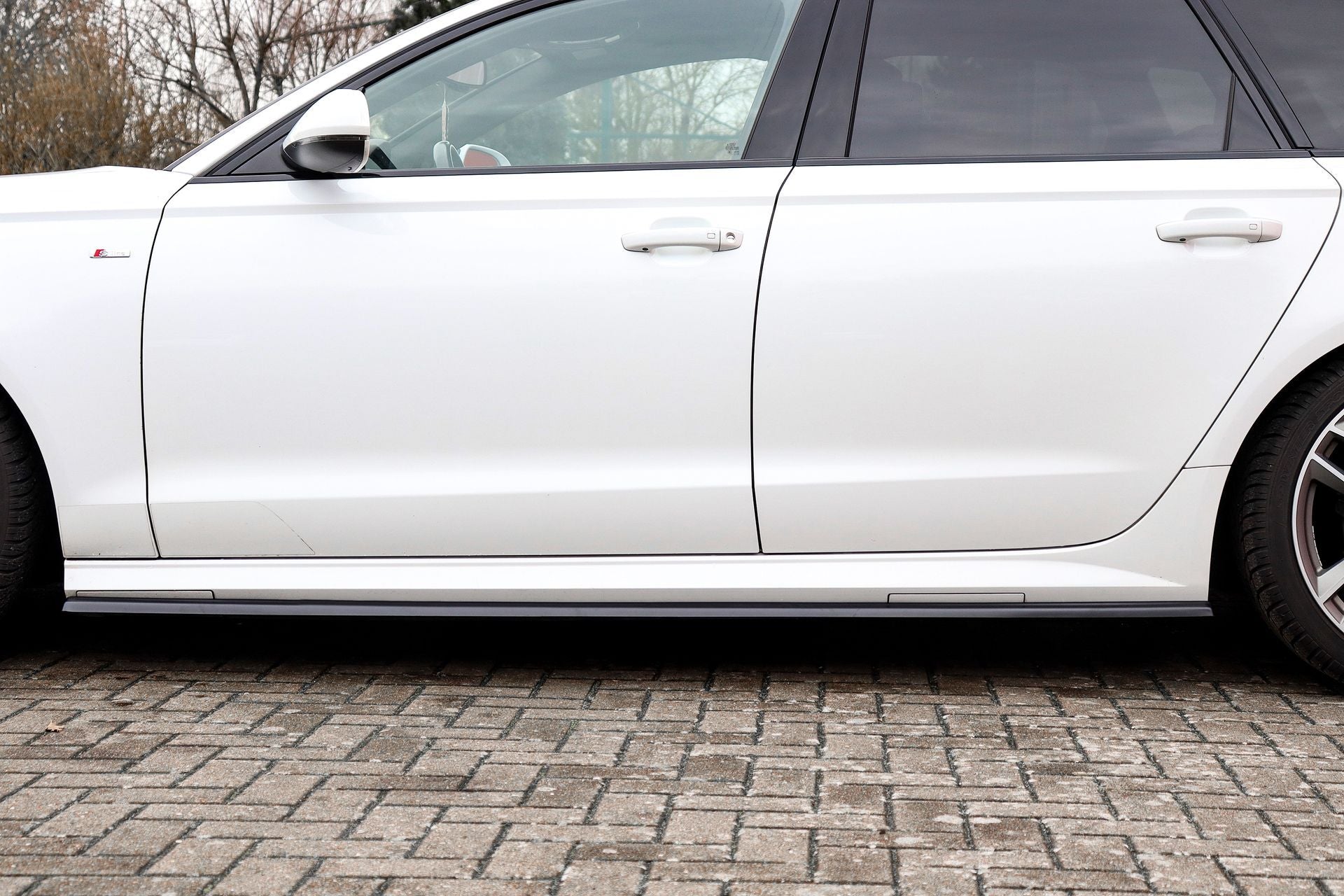 Seitenschwellersatz ABS Audi A6 + S6, 4G, C7 ab Bj.: 2014- Carbon