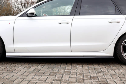 Seitenschwellersatz ABS Audi A6 + S6, 4G, C7 ab Bj.: 2014- Carbon