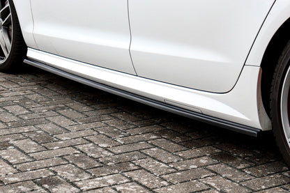 Seitenschwellersatz ABS Audi A6 + S6, 4G, C7 ab Bj.: 2014- Carbon