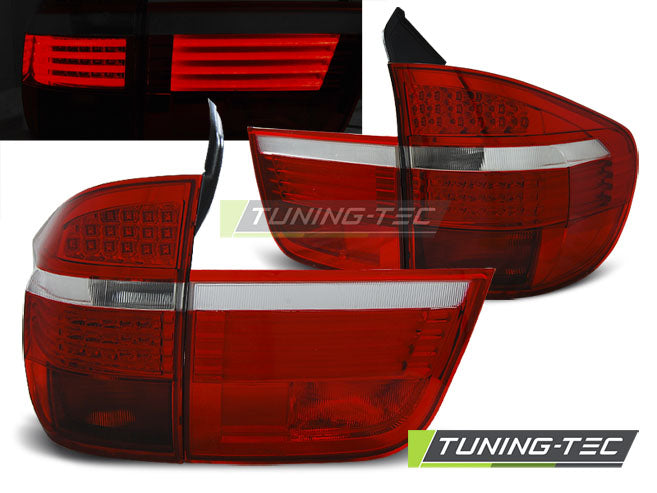 Tuning-Tec LED Rückleuchten für BMW X5 E70 07-10 rot/klar