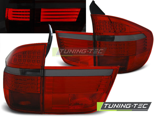 Tuning-Tec LED Rückleuchten für BMW X5 E70 07-10 rot/rauch