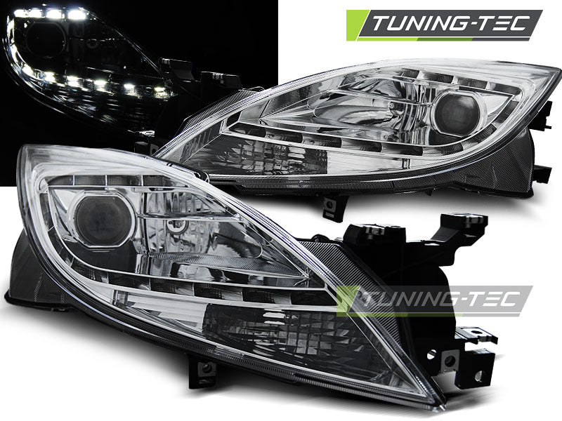 Tuning-Tec LED Tagfahrlicht Scheinwerfer Mazda 6 10-12 chrom