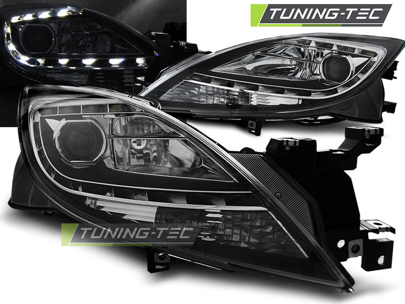 Tuning-Tec LED Tagfahrlicht Scheinwerfer für Mazda 6 10-12 schwarz