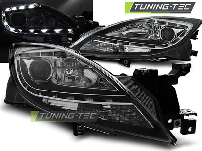 Tuning-Tec LED Tagfahrlicht Scheinwerfer für Mazda 6 10-12 schwarz