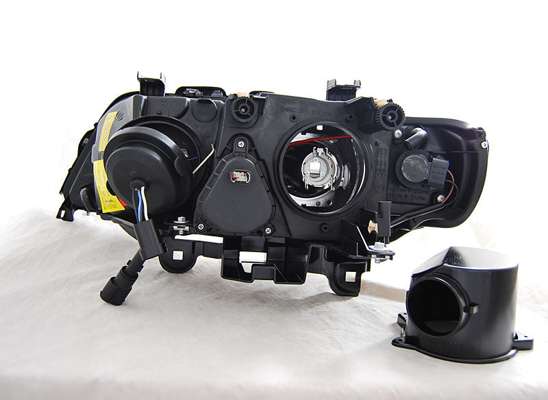 Tuning-Tec Xenon LED Angel Eyes Scheinwerfer für BMW X5 E53 99-03 schwarz