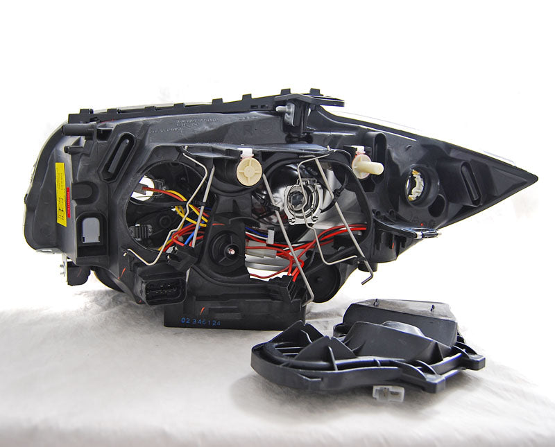 Tuning-Tec LED Angel Eyes Scheinwerfer für BMW 1er E81, E82, E87, E88 04-11 grau