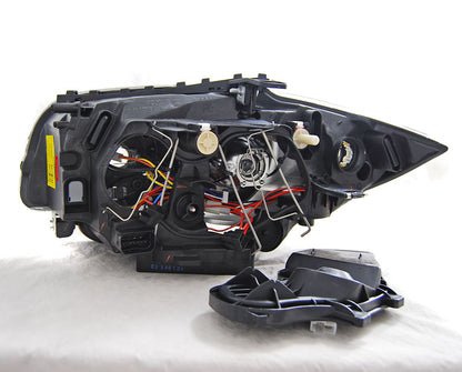 Tuning-Tec LED Angel Eyes Scheinwerfer für BMW 1er E81, E82, E87, E88 04-11 grau