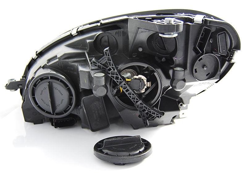 Tuning-Tec LED Tagfahrlicht Scheinwerfer für Mercedes Benz C-Klasse W204 07-10 schwarz