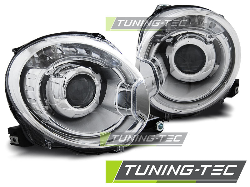 Tuning-Tec Scheinwerfer für Fiat 500 07-15 chrom
