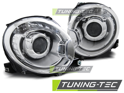 Tuning-Tec Scheinwerfer für Fiat 500 07-15 chrom