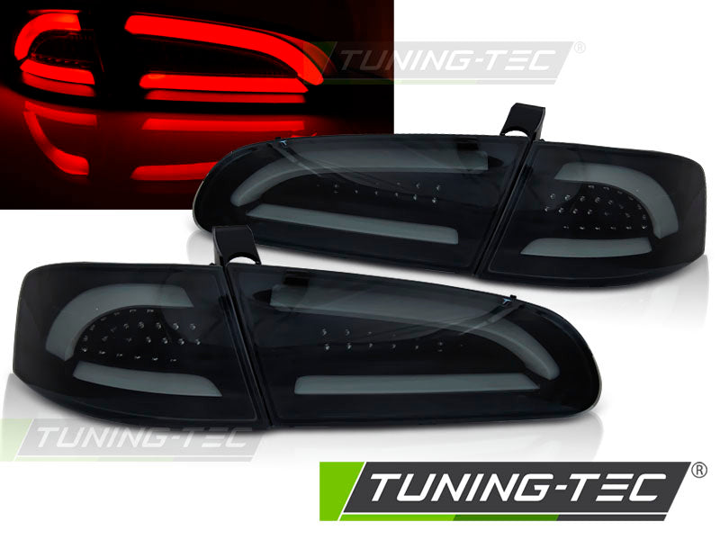 Tuning-Tec Voll LED Lightbar Rückleuchten für Seat Ibiza 6L 02-08 schwarz/rauch