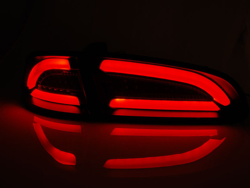 Tuning-Tec Voll LED Lightbar Rückleuchten für Seat Ibiza 6L 02-08 schwarz/rauch