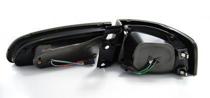 Tuning-Tec Voll LED Lightbar Rückleuchten für Seat Ibiza 6L 02-08 schwarz/rauch