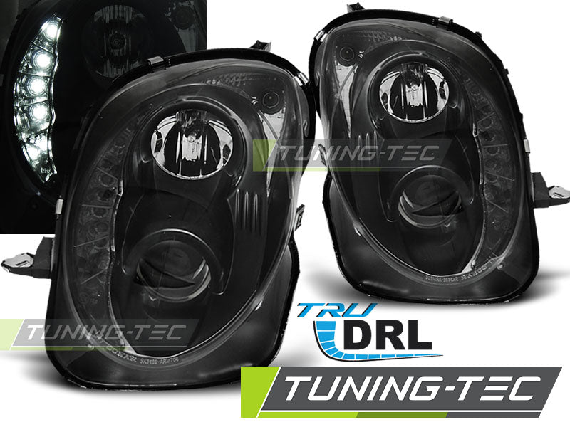Tuning-Tec LED Tagfahrlicht Scheinwerfer für Alfa Romeo Mito 08-19 schwarz