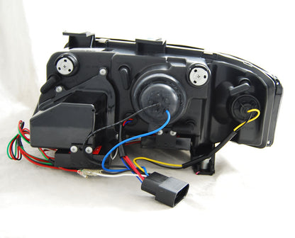 Tuning-Tec LED Tagfahrlicht Scheinwerfer für Audi A6 4B 97-01 chrom LTI