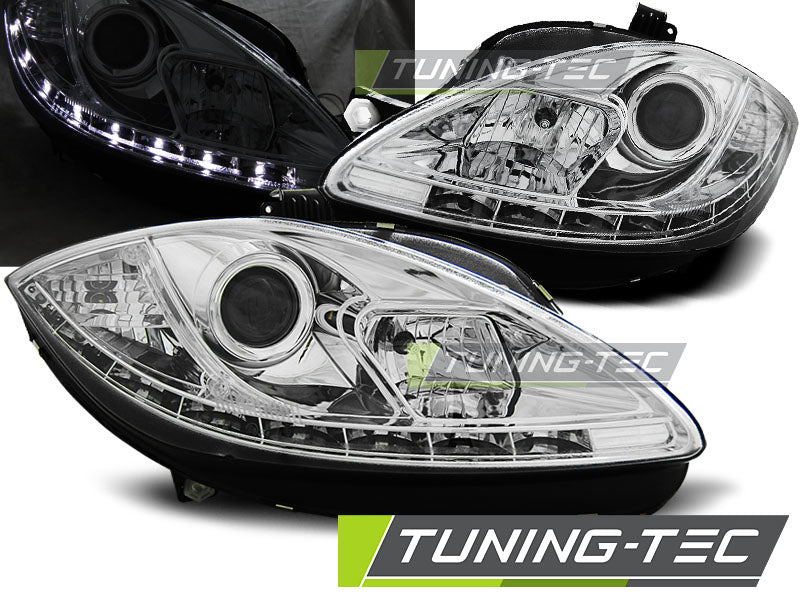 Tuning-Tec LED Tagfahrlicht Scheinwerfer für Seat Leon 1P1 Facelift / Altea 09-12 chrom