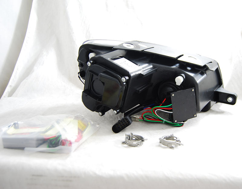Tuning-Tec LED Tagfahrlicht Scheinwerfer für VW Passat 3C B6 05-10 schwarz