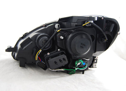 Tuning-Tec LED Tagfahrlicht Scheinwerfer für Mercedes Benz C-Klasse W204 07-10 schwarz
