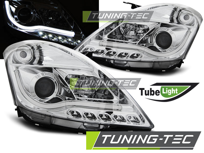 Tuning-Tec LED Tagfahrlicht Scheinwerfer für Suzuki Swift 5 10-16 chrom