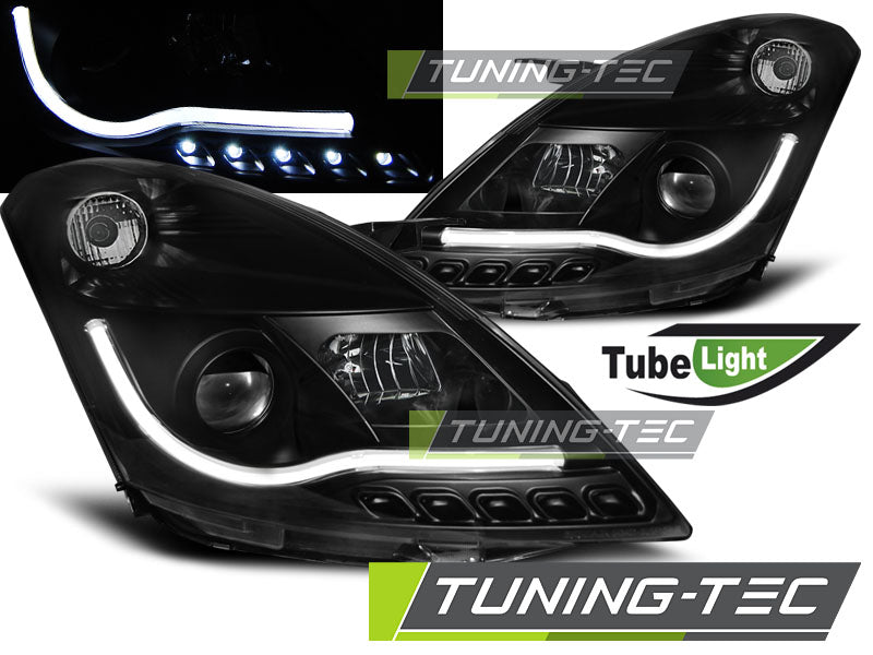 Tuning-Tec LED Tagfahrlicht Scheinwerfer für Suzuki Swift 5 10-16 schwarz