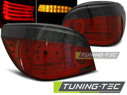 Tuning-Tec LED Rückleuchten für BMW 5er E60 Limousine 03-07 rot/rauch LCI Optik