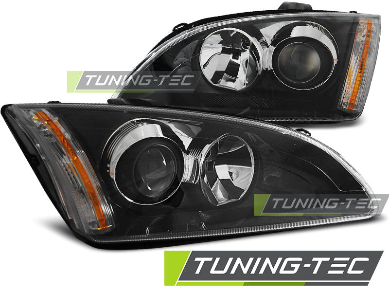Tuning-Tec Scheinwerfer für Ford Focus MK2 01-08 schwarz