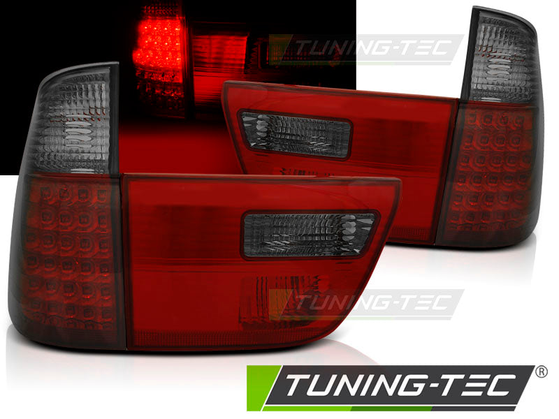 Tuning-Tec LED Rückleuchten für BMW X5 E53 99-06 rot/rauch