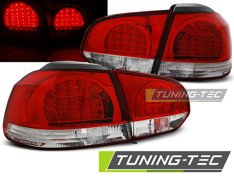 Tuning-Tec LED Rückleuchten für VW Golf 6 (VI) 08-12 rot/klar
