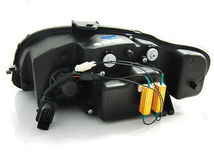 Tuning-Tec LED Tagfahrlicht Scheinwerfer für Audi A4 B7 05-08 schwarz