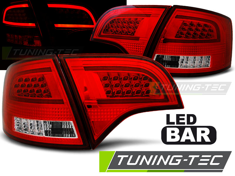 Tuning-Tec LED Rückleuchten für Audi A4 B7 (8E) Avant 04-08 rot/klar