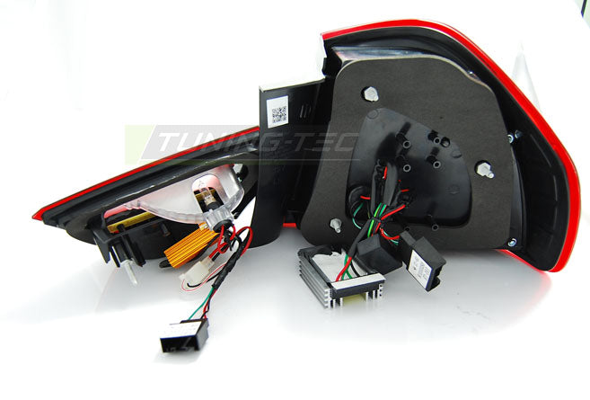 Tuning-Tec LED Lightbar Rückleuchten für BMW 3er E90 LCI Limousine 09-11 schwarz/rauch