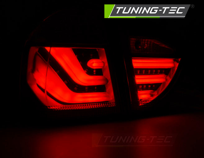 Tuning-Tec LED Lightbar Rückleuchten für BMW 3er E91 Touring 05-08 rot/klar