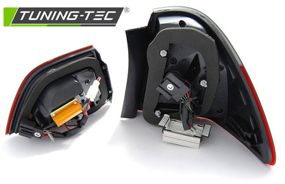 Tuning-Tec LED Lightbar Rückleuchten für BMW 3er E91 LCI Touring 09-11 rot/klar