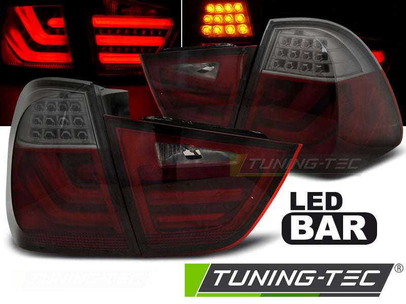 Tuning-Tec LED Lightbar Rückleuchten für BMW 3er E91 LCI Touring 09-11 rot/rauch