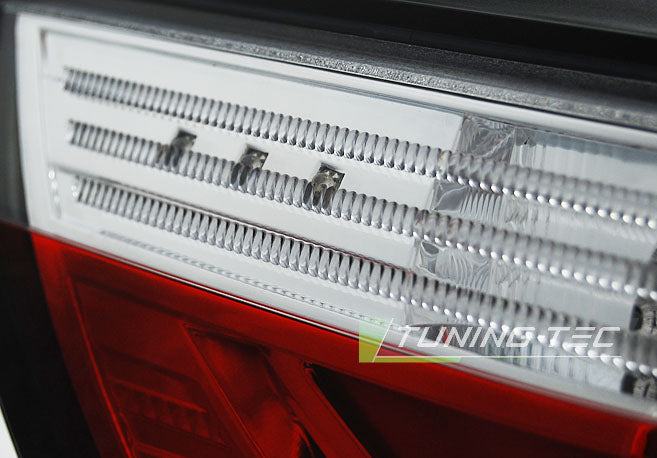 Tuning-Tec LED Lightbar Rückleuchten für BMW 5er E60 Limousine 03-07 rot/klar