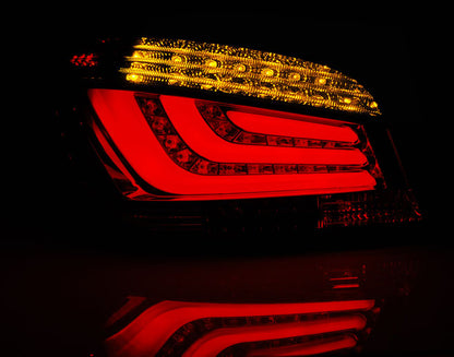 Tuning-Tec LED Lightbar Rückleuchten für BMW 5er E60 Limousine 03-07 rot/klar