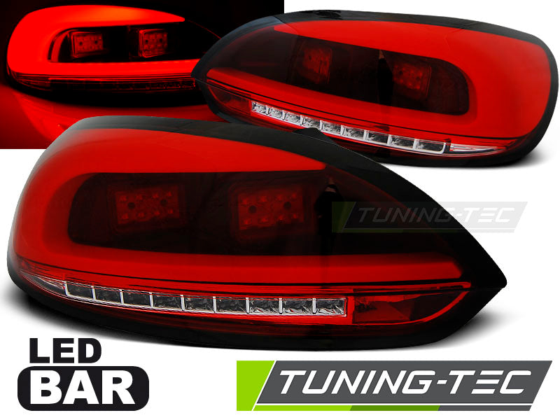 Tuning-Tec LED Lightbar Rückleuchten für VW Scirocco 3 (III) 08-14 rot/weiß