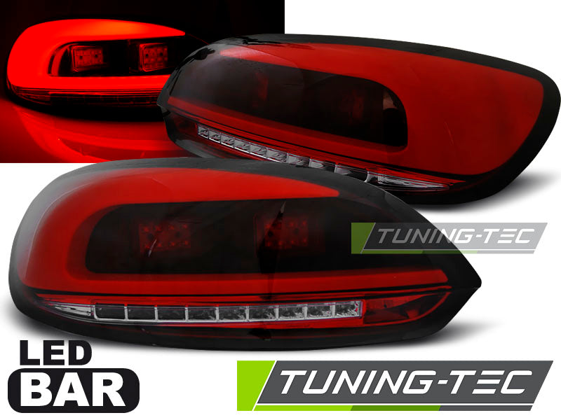 Tuning-Tec LED Lightbar Rückleuchten für VW Scirocco 3 (III) 08-14 rot/rauch