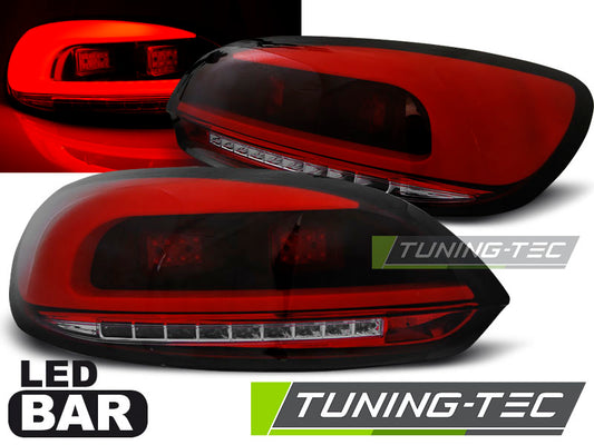 Tuning-Tec LED Lightbar Rückleuchten für VW Scirocco 3 (III) 08-14 rot/rauch