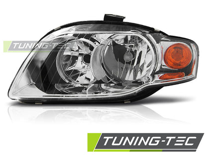 Tuning-Tec Klarglas Scheinwerfer Links für Audi A4 B7 11.04-03.08 Chrom