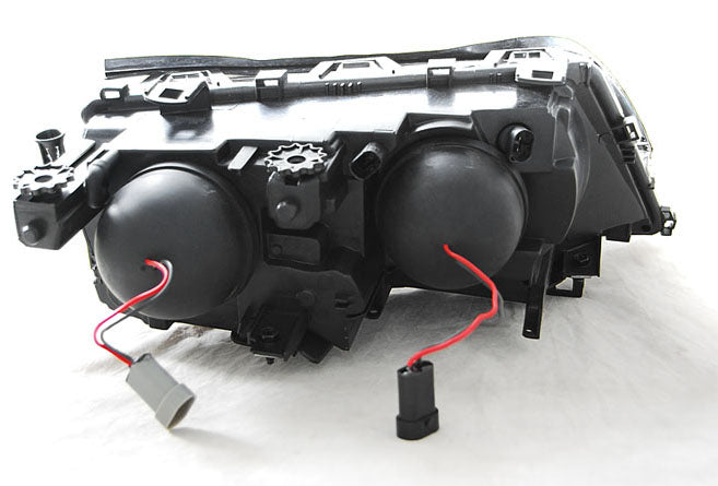 Tuning-Tec Scheinwerfer links für BMW 3er E46 Lim./Touring/Coupe/Cabrio 01-05 schwarz