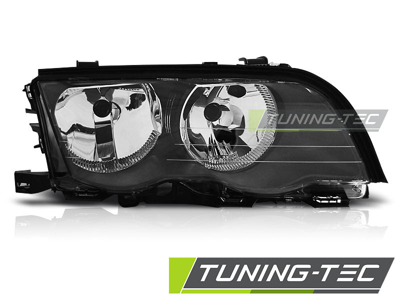 Tuning-Tec Scheinwerfer rechts für BMW 3er E46 Lim./Touring/Coupe/Cabrio 98-01 schwarz