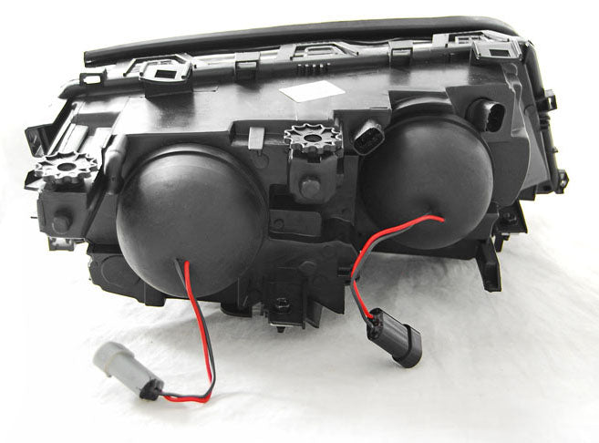 Tuning-Tec Scheinwerfer links für BMW 3er E46 Lim./Touring/Coupe/Cabrio 98-01 schwarz