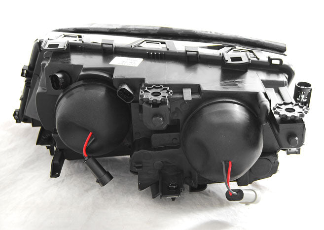 Tuning-Tec Klarglas Scheinwerfer Rechts BMW 3er E46 Coupe/Cabrio 01-03 Schwarz