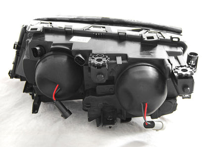 Tuning-Tec Klarglas Scheinwerfer Rechts BMW 3er E46 Coupe/Cabrio 01-03 Schwarz