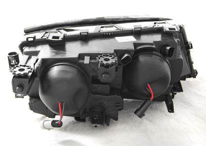 Tuning-Tec Klarglas Scheinwerfer Links BMW 3er E46 Coupe/Cabrio 01-03 Schwarz