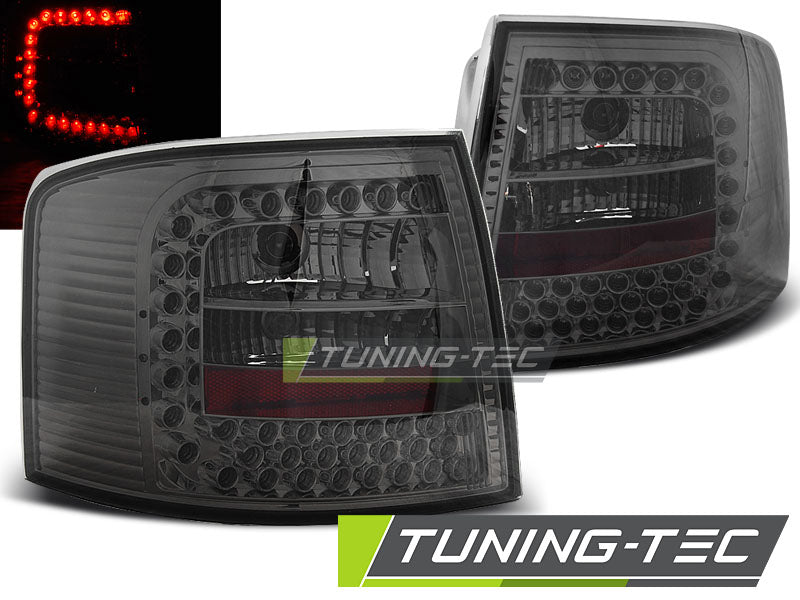 Tuning-Tec LED Rückleuchten für Audi A6 4B (C5) Avant 97-04 schwarz/rauch