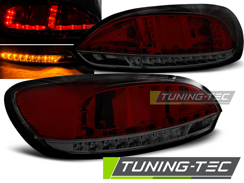Tuning-Tec LED Rückleuchten für VW Scirocco 3 (III) 08-14 rot/rauch mit LED Blinker