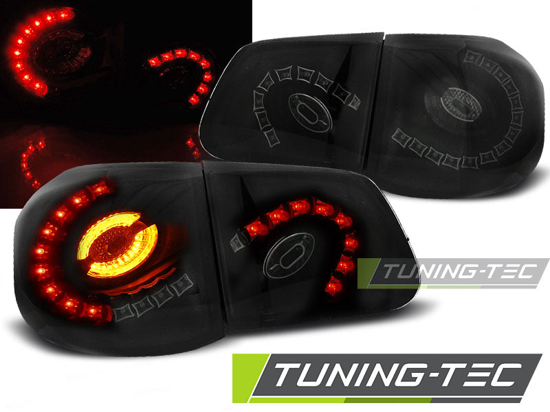Tuning-Tec Voll LED Rückleuchten für VW Tiguan 07-11 schwarz/rauch